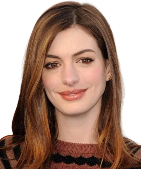 Imagen antes de aplicar colorimetría a Anne Hathaway