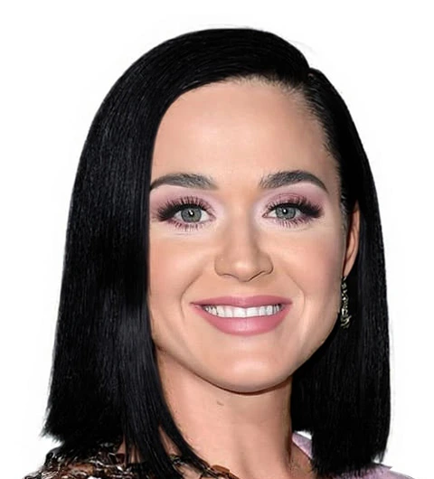 Imagen después de aplicar colorimetría a Katy Perry