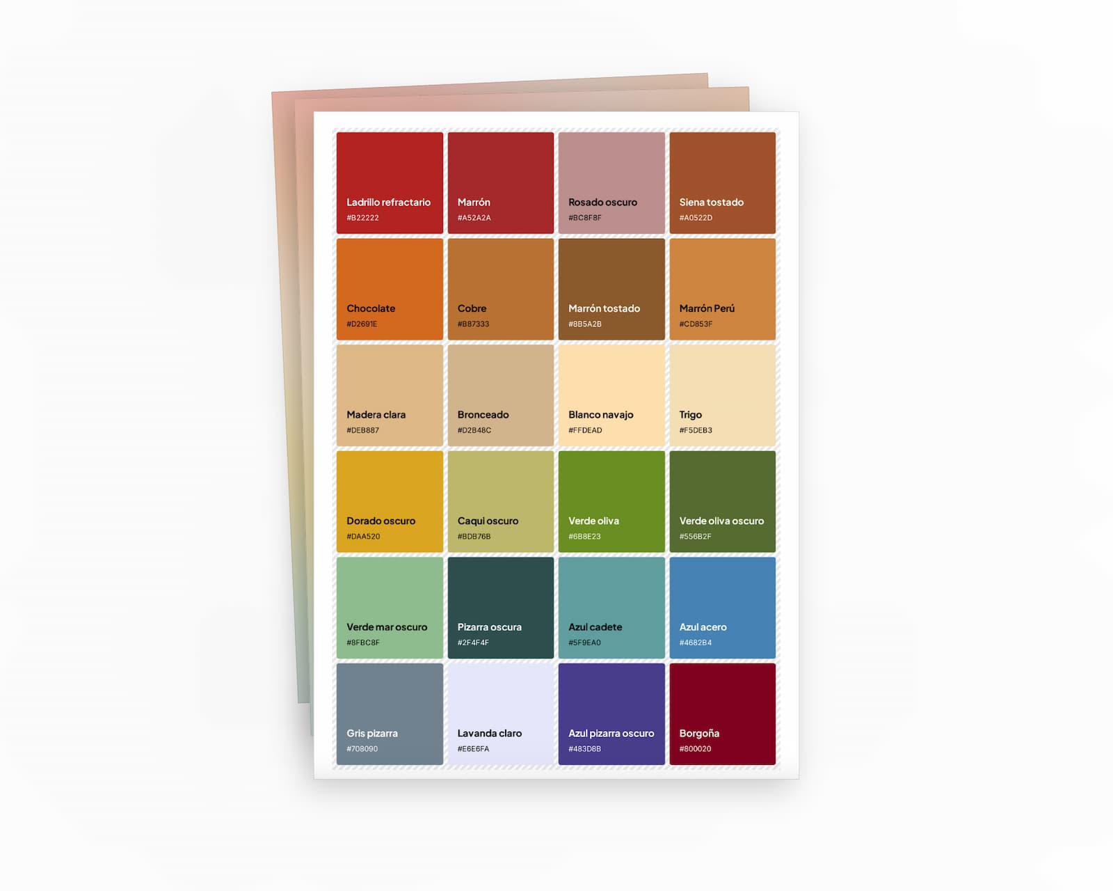 Tu paleta de colores 100% personalizada